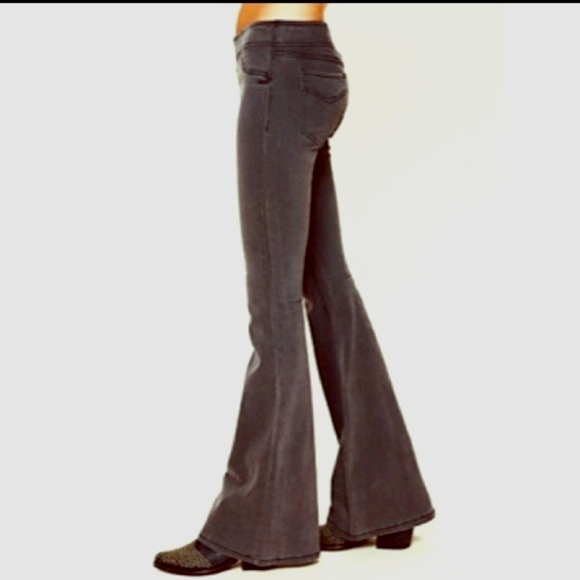 Free People Denim - Free People Pull-on Kick Flare